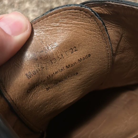 ‼️SOLD‼️Johnston & Murphy Black Mens Dress Shoes 12 - Picture 4 of 4